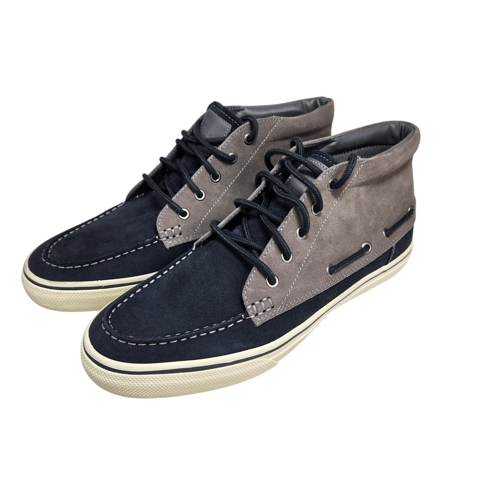 G.H. Bass & Co. Crew High Top Sneakers Mens 11.5 M Navy Gray Suede Chukka Boots